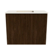 Mondiaz JOYA-DLUX Meuble de toilette 50cm - couleur Walnut - Vasque FAYE position Gauche 1 trou de robinet couleur Meli. SW1424402