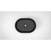 Arcqua Case vasque à poser - 40x28cm - Ovale - Marbre de synthèse Noir Mat SW767329