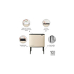 Brabantia Bo Touch Bin Afvalemmer - 36 liter - kunststof binnenemmer - soft beige SW1117500