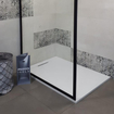 Riho Isola Receveur de douche - 100x100x3cm - Carré - acrylique - blanc matte SW548323