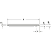 Duravit D Code douchebak 170x75x8.5cm acryl rechthoekig wit 0295850