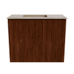 Mondiaz JOYA-DLUX 50cm toiletmeubel - kleur Ruby - Wastafel FAYE positie Links Zonder kraangat kleur Arena. SW1425252