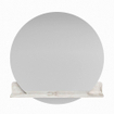 Mondiaz SPOT Miroir de salle de bain - rond 90cm - plan de miroir - couleur Frappe SW1235630