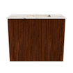Mondiaz JOYA-DLUX Meuble de toilette 50cm - couleur Ruby - Vasque FAYE position Droite 1 trou de robinet couleur Nata SW1425406