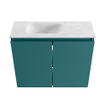 MONDIAZ TURE-DLUX Meuble toilette - 60cm - Smag - EDEN - vasque Opalo - position gauche - sans trou de robinet SW1104548