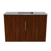 Mondiaz JOYA-DLUX Meuble de toilette 60cm - couleur Ruby - Vasque FAYE position Milieu Sans trou de robinet couleur Oza SW1425492