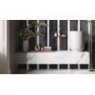Ceralto Zavira Plank Carrelage mural - 4.8x45cm - 9.5mm - Washington blanc SW1242686