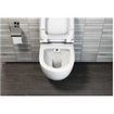 Plieger Zano WC suspendu à fond creux Rim-ex avec fonction bidet 36,5x54cm avec fixation dissimulée blanc SW398307