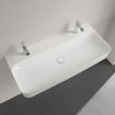 Villeroy & Boch Finion lavabo - avec 2 trous de robinet 100x47cm - ceramic+ sans trop-plein blanc SW106490