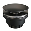 Brauer Chrome Edition bouchon d'évier toujours ouvert noir mat SW891076