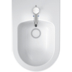 Duravit White tulip wandbidet 54x37x31,5cm m/overloop wit SW640404