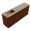 Mondiaz JOYA-DLUX 100cm toiletmeubel - kleur Ruby - Wastafel FAYE positie Links 1 kraangat kleur Arena. SW1425295