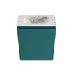 MONDIAZ TURE-DLUX Meuble toilette - 40cm - Smag - EDEN - vasque Glace - position centrale - sans trou de robinet SW1103495