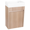 Differnz Hura Lave-mains - 40x22x11.5cm - céramique - blanc SW1236896