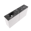MONDIAZ TURE-DLUX meuble de toilette 100cm Cale. EDEN lavabo Lava position gauche. Avec 1 trou de robinet. SW1103687