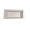 Xellanz Santino SQ inbouw duo ligbad 190x90x49 cm acryl glans wit SW295877