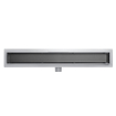 Fortifura Galeria douchegoot 110cm - tegelrooster - vloerflens - gunmetal SW1075388