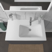Duravit Me by starck lavabo-meuble avec 1 trou de robinetterie 83 x 49 cm blanc SW228009