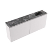 MONDIAZ TURE-DLUX meuble WC 120 cm Cale. EDEN lavabo Lava position droite. Avec 1 trou de robinet. SW1103698