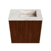 Mondiaz JOYA-DLUX Meuble de toilette 40cm - couleur Ruby - Lavabo FAYE position Droite Sans trou de robinet couleur Frappe SW1423442