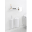 Brabantia MindSet Porte-rouleau toilette - 44x11x5cm - tablette - sans couvercle - mineral fresh blanc SW721503