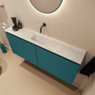 MONDIAZ TURE-DLUX Meuble toilette - 120cm - Smag - EDEN - vasque Opalo - position centrale - sans trou de robinet SW1104569