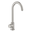GROHE Blue Home Keukenkraan - 1-gats - C-uitloop - starterkit - Wifi - bleutooth - chilled en sparkling water - supersteel SW228372