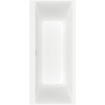 Villeroy & Boch Subway 3.0 baignoire - 170x75cm - rectangulaire encastrée système de remplissage stone white SW641500