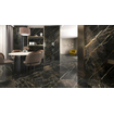 Baldocer Ceramica carrelage mural et de sol - 120x120cm - 9.3mm - Carré - rectifié - Aspect marbre - Noir brillant SW720378