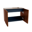 Mondiaz JOYA-DLUX 60cm toiletmeubel - kleur Ruby - Wastafel FAYE positie Rechts 1 kraangat kleur Saba. SW1425573