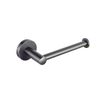 Fortifura Calvi Ensemble WC 5 pièces - porte-rouleau - porte-rouleau de réserve - porte-brosse WC - crochet porte-serviette - poubelle à pédale - Gunmetal brossé PVD SW1443511