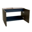 Mondiaz JOYA-DLUX Meuble de toilette 70cm - couleur Shadow - Lavabo FAYE position Gauche 1 trou de robinet couleur Saba. SW1425118