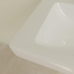 Villeroy & Boch Subway 2.0 lavabo - 65x47cm - 1 trou de robinet avec trop-plein ceramic+ blanc 1024071