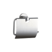 Fortifura Calvi Porte-rouleau papier WC - avec couvercle - inox brossé SW1183145
