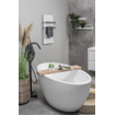 Eurom Sani 400 Comfort Panneau infrarouge salle de bains 83.5x48.1cm Wifi 400watt Verre Blanc SW481878