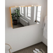 Mondiaz CUBB Armoire de toilette avec miroir - 120x70cm - 2 portes - Ocher (Orange) SW411041
