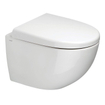 Plieger Zano WC suspendu compact sans rebord, encastré 36x49,5cm avec fixation cachée blanc SW383196