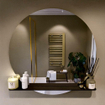 Mondiaz SPOT Miroir de salle de bain - rond 100cm - plan de miroir - couleur Urban SW1235667
