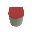 MONDIAZ LAVIE WC suspendu - 36x53cm - sans bride - Fire (rouge) - softclose - quick-release - abattant WC - Army (vert) SW1208613