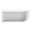 Wiesbaden Zenn baignoire d'angle gauche 180 x 80 cm acrylique brillant blanc avec vidage brillant blanc SW1158957