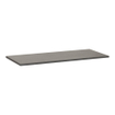 BRAUER Vulcanic topblad - 100x40x2cm - zonder kraangat - natuursteen - basalt antraciet SW23891