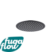 FugaFlow Eccelente Sobrado Badkamer Hoofddouche 25cm - rond - 6mm - gunmetal PVD SW1123304