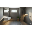 Terravito Hovano wand- en vloertegel - 60x60cm - 10mm - Vierkant - gerectificeerd - Terrazzo - Antraciet mat SW728275