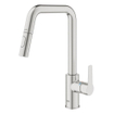 GROHE Start QuickFix Keukenkraan - met uittrekbare handdouche - met dual spray - voorsprong 22.1cm - supersteel SW1028251