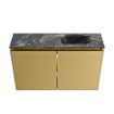 MONDIAZ TURE-DLUX Meuble toilette - 80cm - Oro - EDEN - vasque Lava - position droite - 1 trou de robinet SW1103980