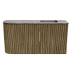 Mondiaz JOYA-DLUX 81.6cm toiletmeubel - ronding links kleur Dusk - Wastafel FAYE positie Rechts Zonder kraangat kleur Sombra. SW1426163