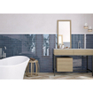 Terravito Pavero carreau mural - 7.5x30cm - Rectangulaire - 8.6mm - Marine brillant SW359825