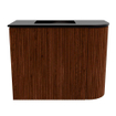Mondiaz JOYA 51.6cm meuble de salle de bains - arrondi droite couleur Ruby - Vasque FAYE position Gauche 1 trou de robinet couleur Urban. SW1421860