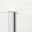 Saniclass Bellini Inloopdouche - 100x200cm - mat glas - chroom SW238182