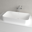 Villeroy & Boch finion Lavabo 60x35cm 1 trou de robinet Ceramic+ stone white SW209544
